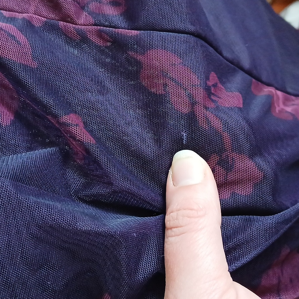 House Of CB Aiza Grape Floral Print Maxi Dress Size L+ - Picture 16 of 16